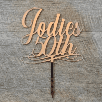 Personalised Birthday cake topper