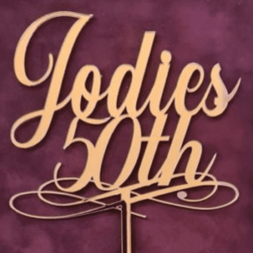 Personalised Birthday cake topper - Image 2