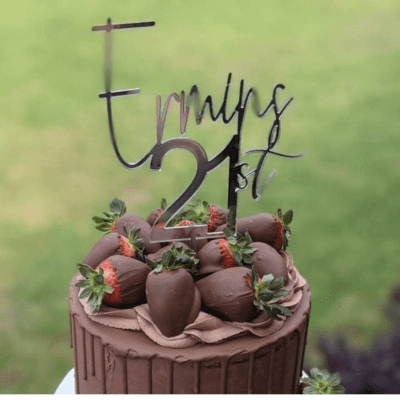 Personalised Birthday cake topper