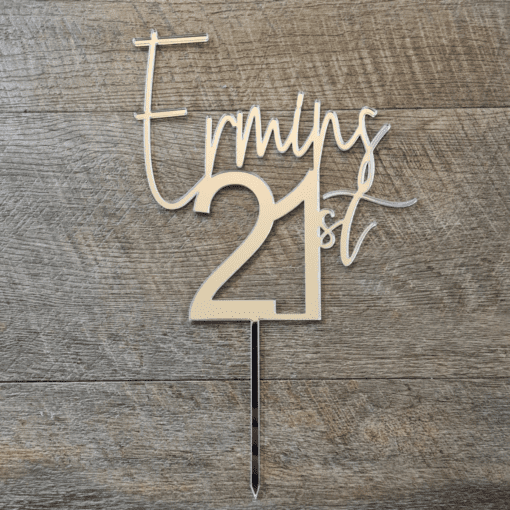 Personalised Birthday cake topper - Image 2