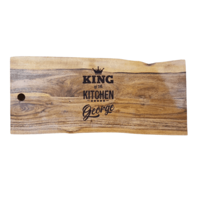 Personalised King of the Kitchen cheeseboard