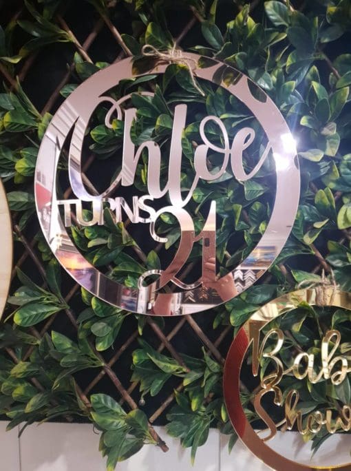 Custom Birthday Hoop