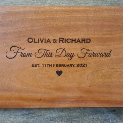 Personalised Wedding/Engagement cheeseboard