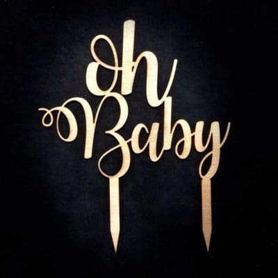 Oh Baby Cake Topper