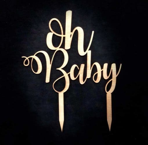 Oh Baby Cake Topper