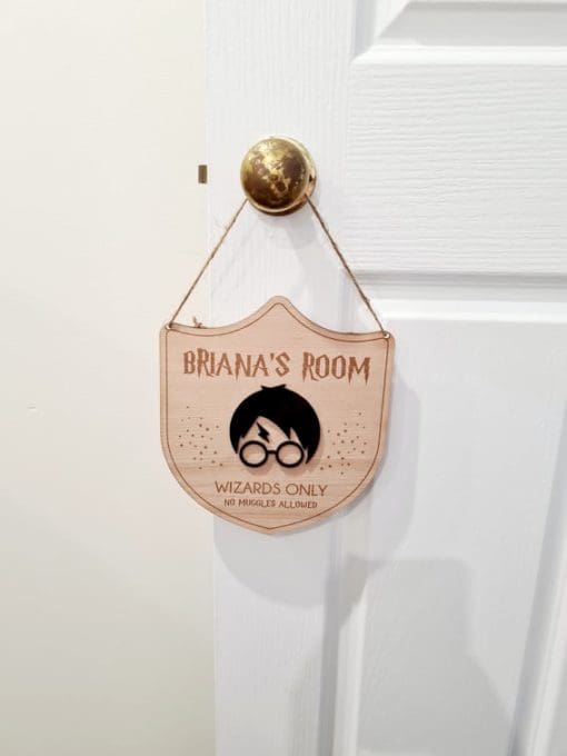 Wizards Only Harry Potter wall sign - Image 2