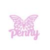 Personalised Butterfly ornament