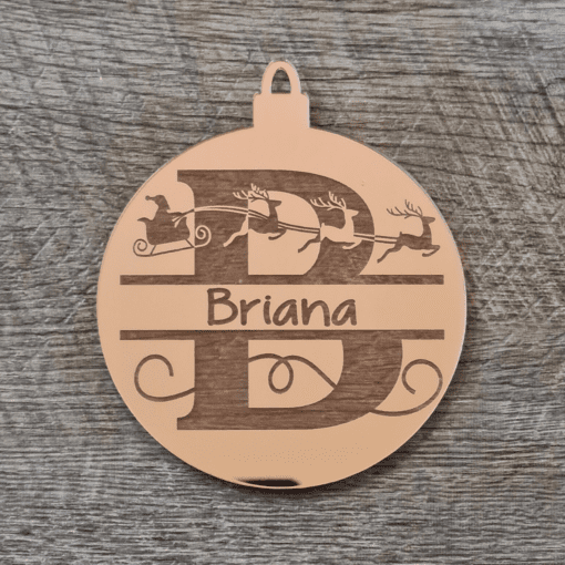Christmas Monogram Bauble - Image 2