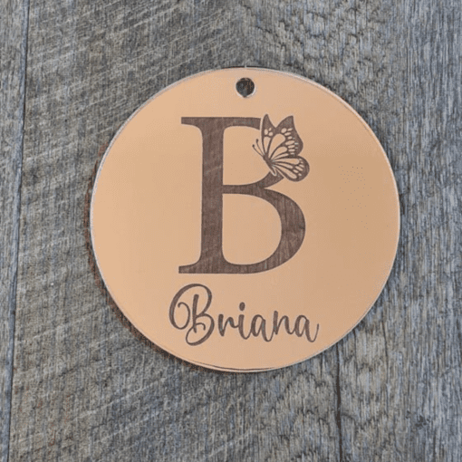 Letter with Butterfly ornament - Image 2