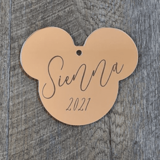 Personalised Mickey Mouse ornament - Image 2