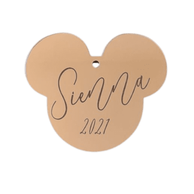 Personalised Mickey Mouse ornament