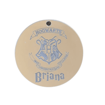 Personalised Hogwarts ornament