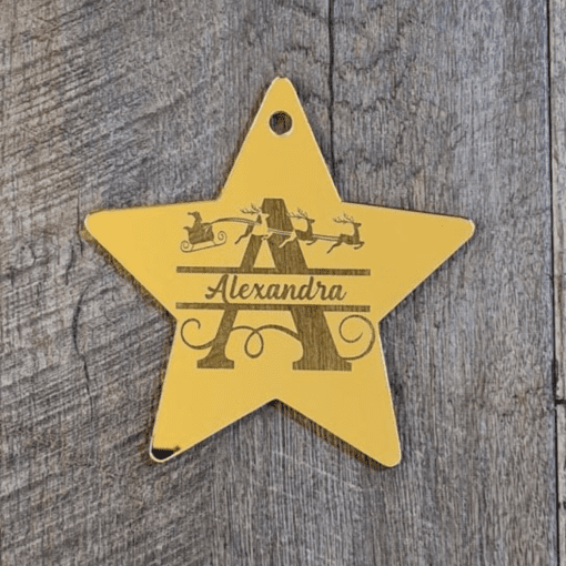 Christmas Monogram Star ornament - Image 2