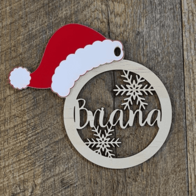 Santa Hat Christmas ornament