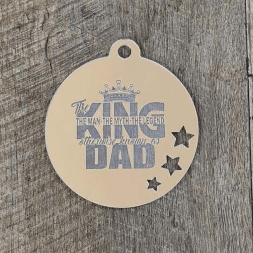 Dad The King The Myth The Legend ornament