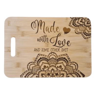 Made with love, funny cheeseboard