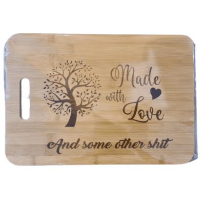 Made with love, funny cheeseboard