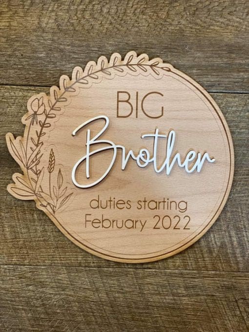 Sibling Pregnancy announcement disc - Image 5