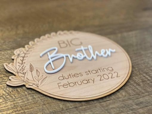 Sibling Pregnancy announcement disc - Image 4