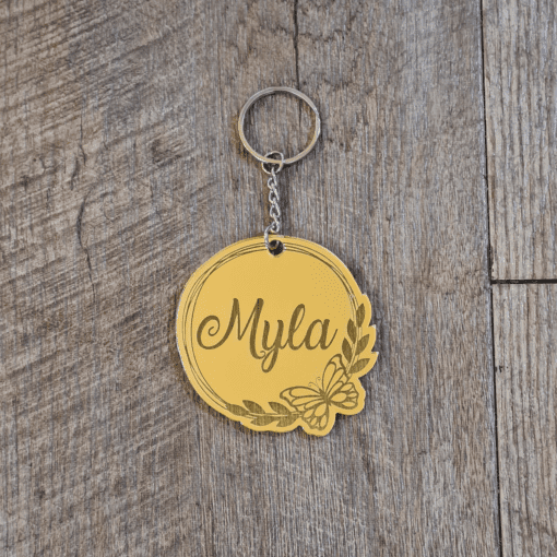 Personalised Butterfly Keyring - Image 2