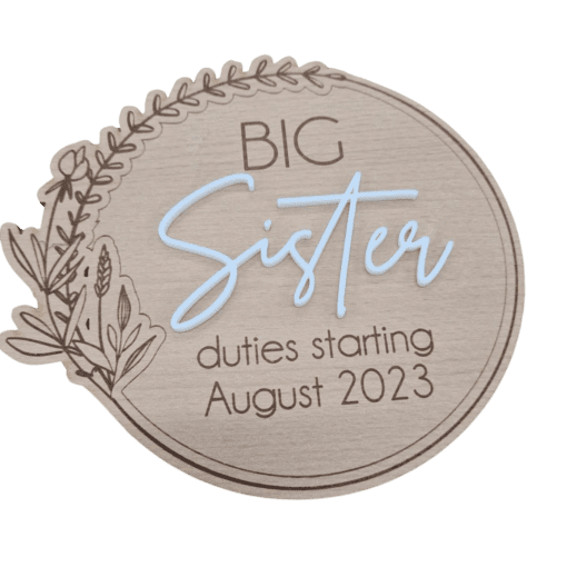 Sibling Pregnancy announcement disc - Image 2