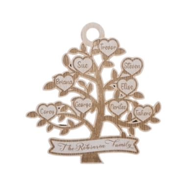 Personalised 3-10 members Family Tree