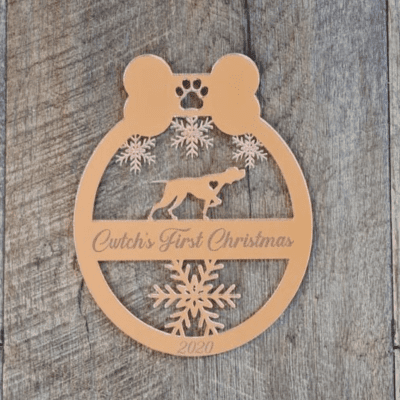 Custom breed, Animal christmas ornament