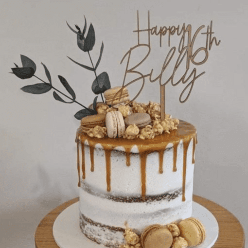 Personalised cake topper