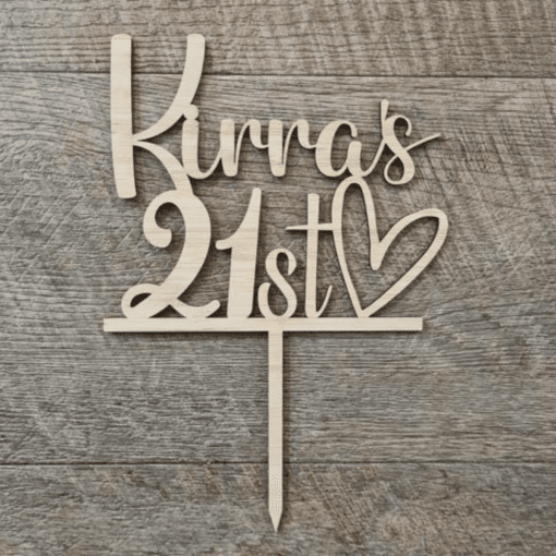 Personalised Cake Topper - Image 2