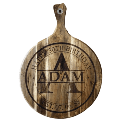 Birthday Monogram Cheeseboard