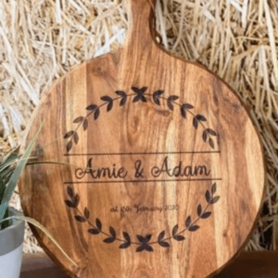 Personalised Wreath Cheeseboard