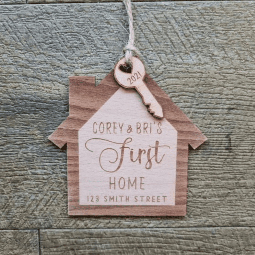 First home ornament with key - Image 2