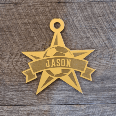 Personalised Soccer ornament