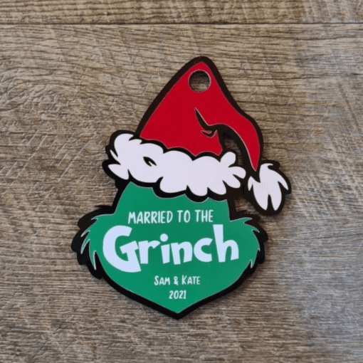 Married to the Grinch Ornament - Image 2