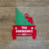 Personalised Red truck with Christmas tree - Image 2