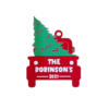 Personalised Red truck with Christmas tree