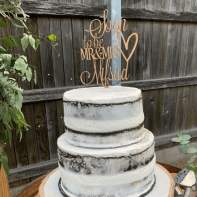 Soon to be cake topper