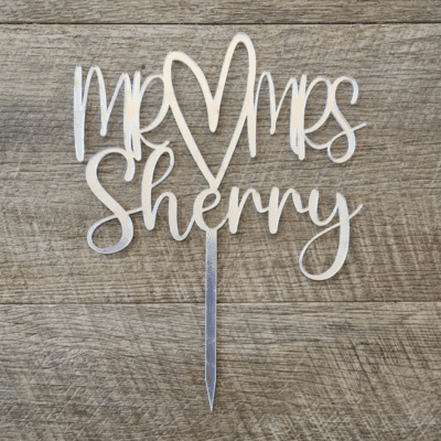 Wedding cake topper