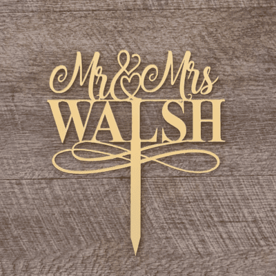 Wedding cake topper