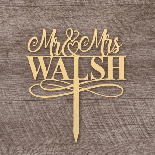 Wedding cake topper