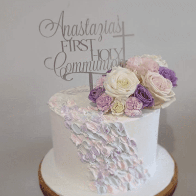 Personalised First Holy Communion cake topper
