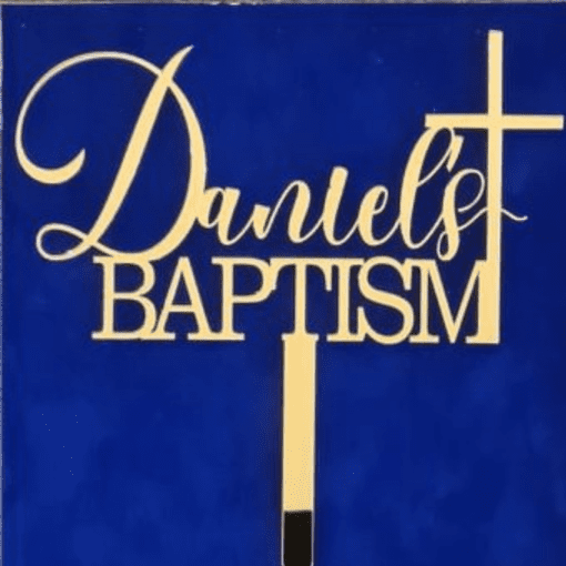 Personalised religious cake topper - Image 2