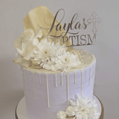Personalised religious cake topper