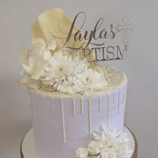 Personalised religious cake topper