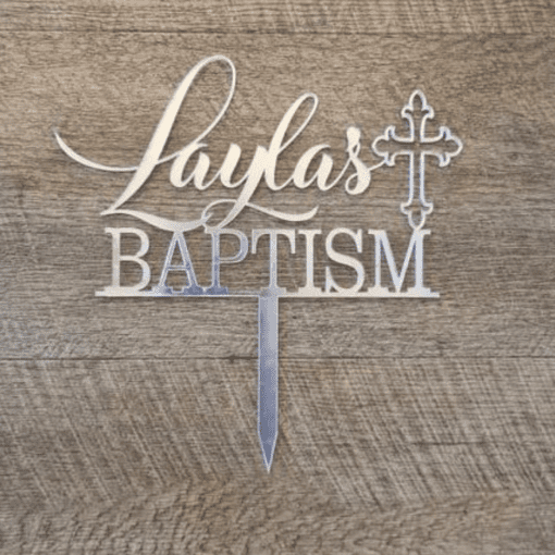 Personalised religious cake topper - Image 2