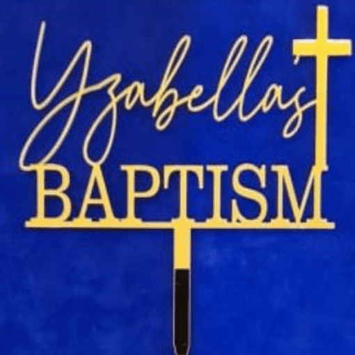 Personalised religious cake topper - Image 2
