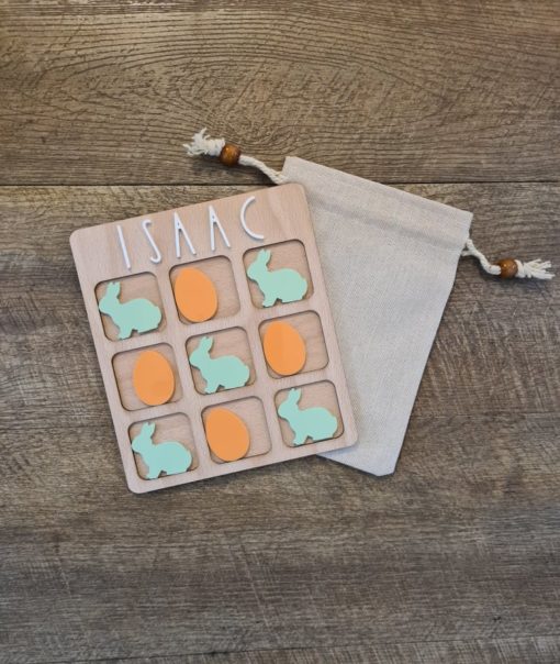 Personalised Easter Tic Tac Toe game - Image 8