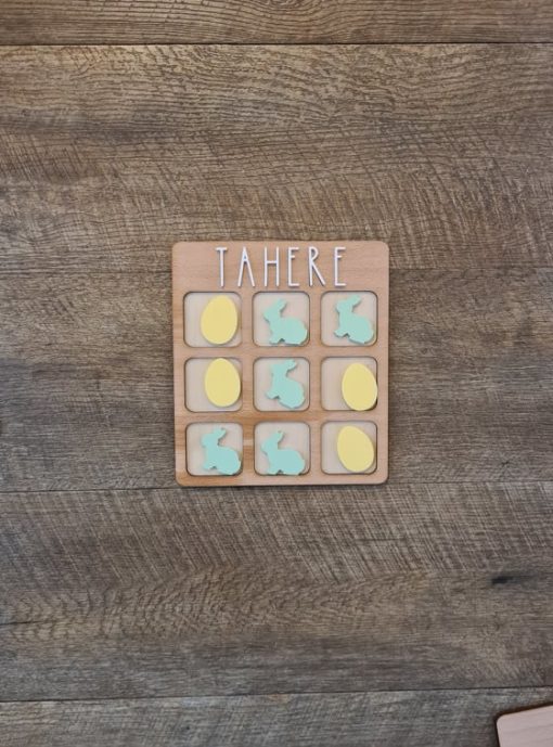 Personalised Easter Tic Tac Toe game - Image 5