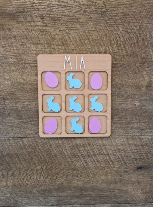 Personalised Easter Tic Tac Toe game - Image 6