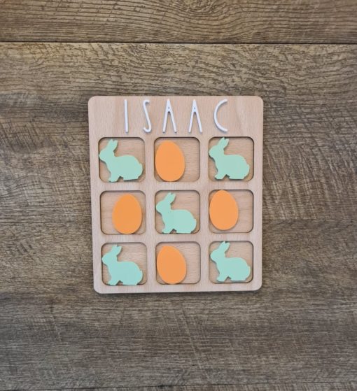 Personalised Easter Tic Tac Toe game - Image 7